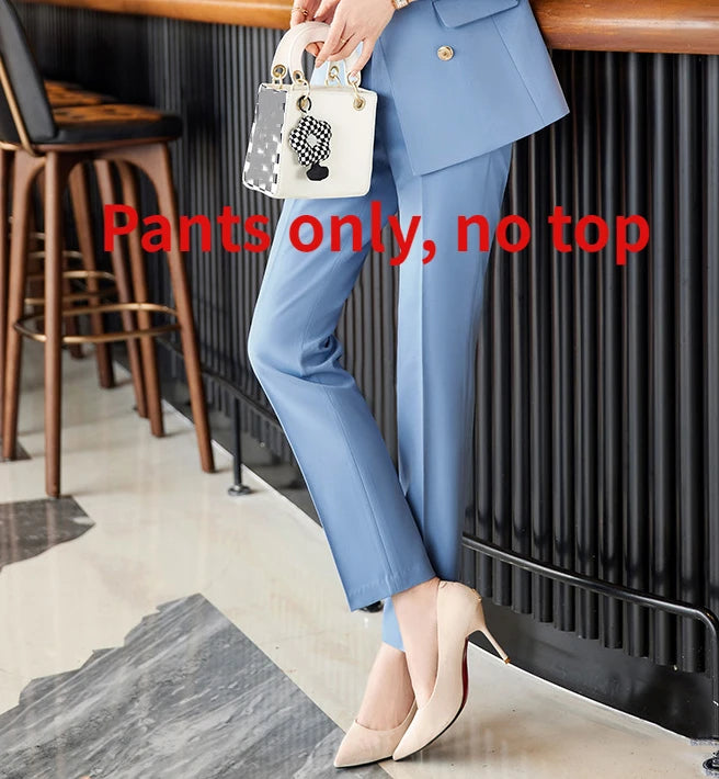 Blazer Jacket and Trouser High Quality Office Ladies Pant Suit