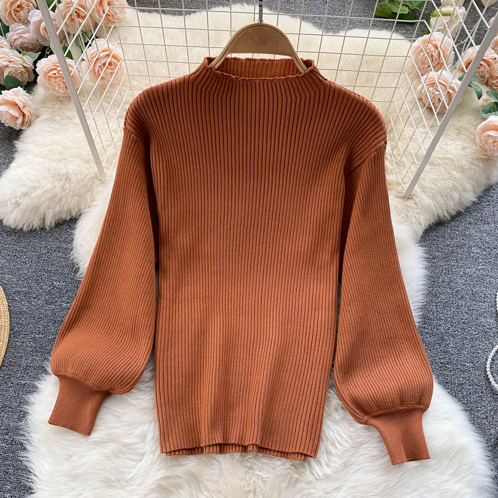 Retro Sweater Suits Knitted Top Skirt Two Pieces Sets