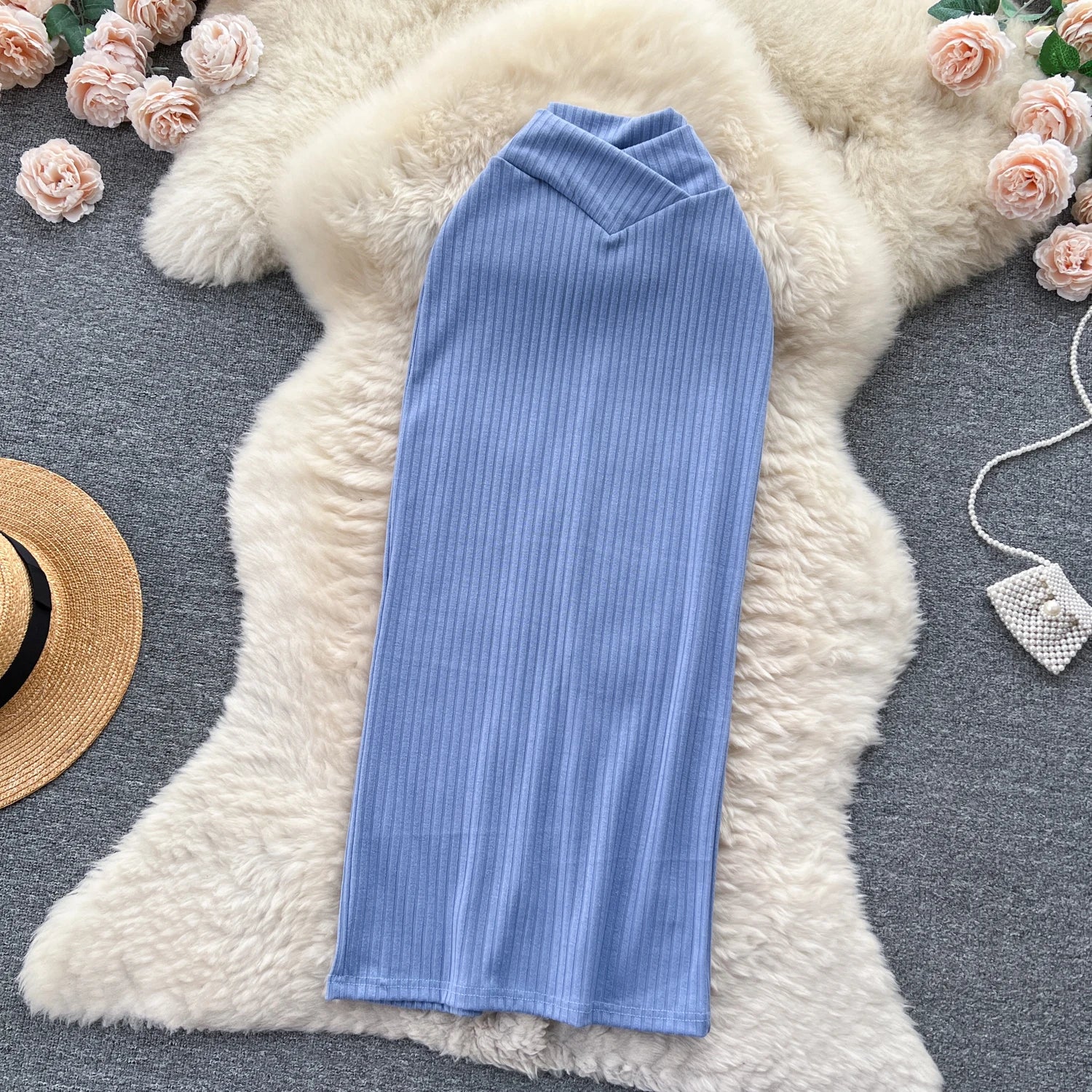 Autumn Elastic High Waist Y2K Classic Skirt
