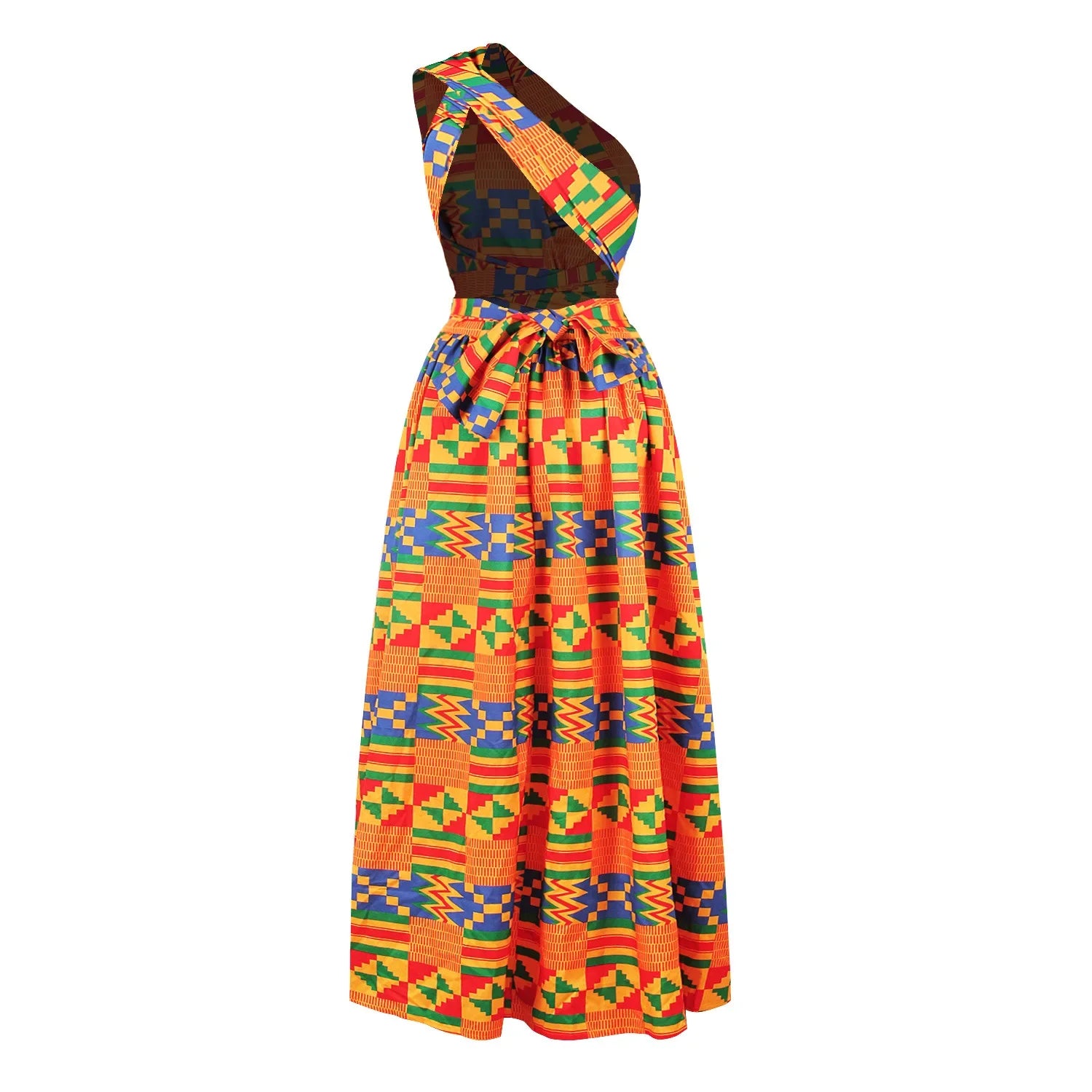 Vintage Casual Long African Dress
