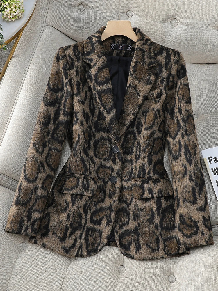 Casual Ladies Blazer Autumn Winter Jacket