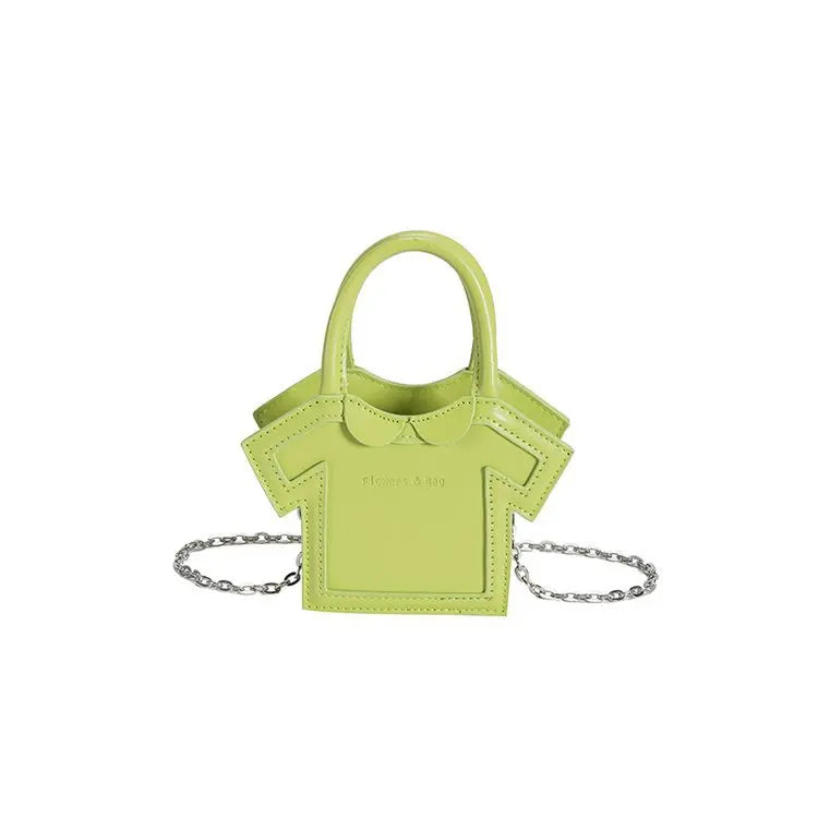 Mini T-shirt Style Chain Crossbody Handbag Portable Bag