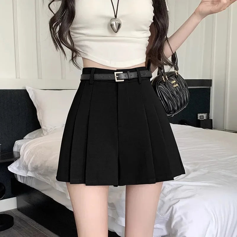 High-waisted Loose-fit Wide-legged Casual Shorts