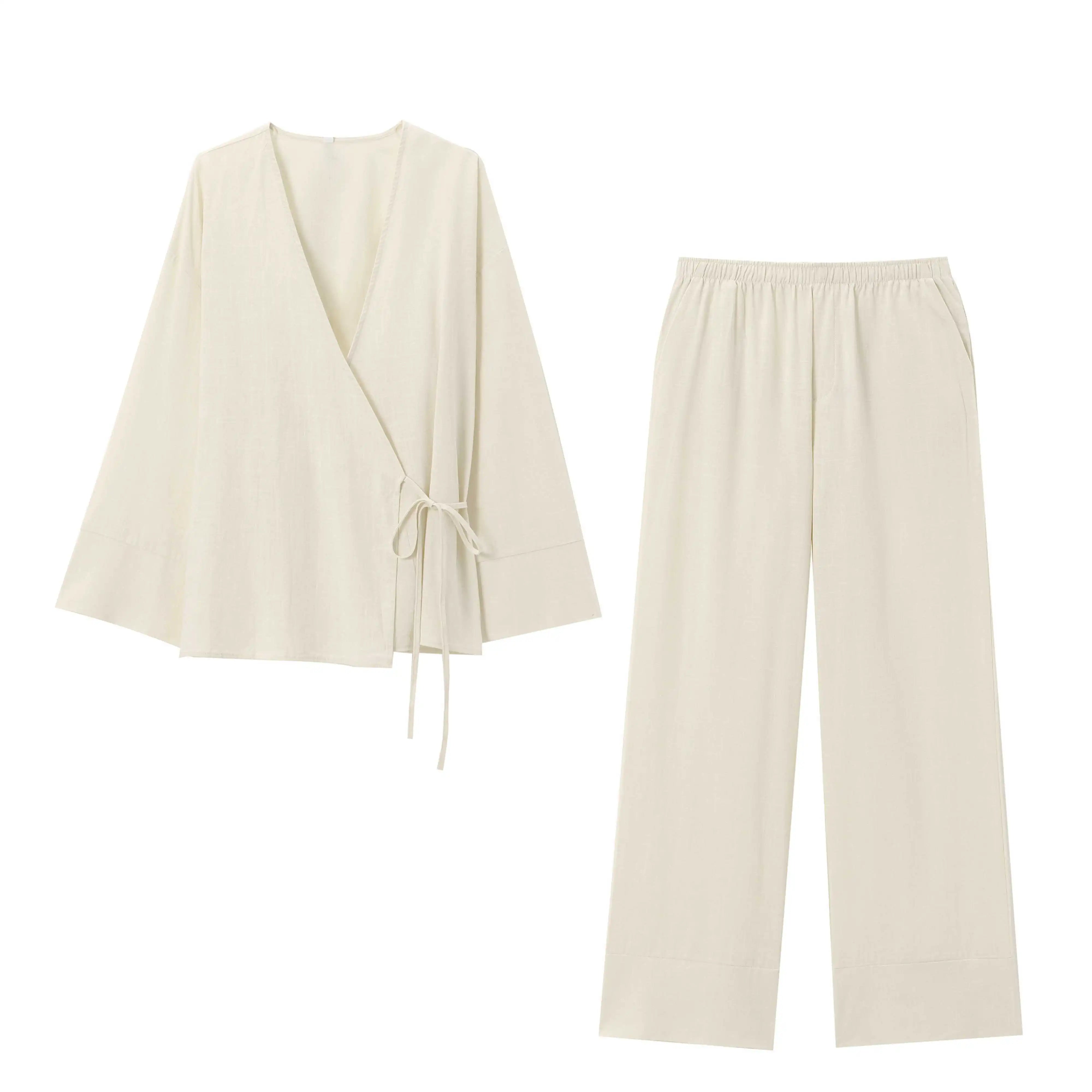 Loose Kimono Shirt  and Casual Trouser