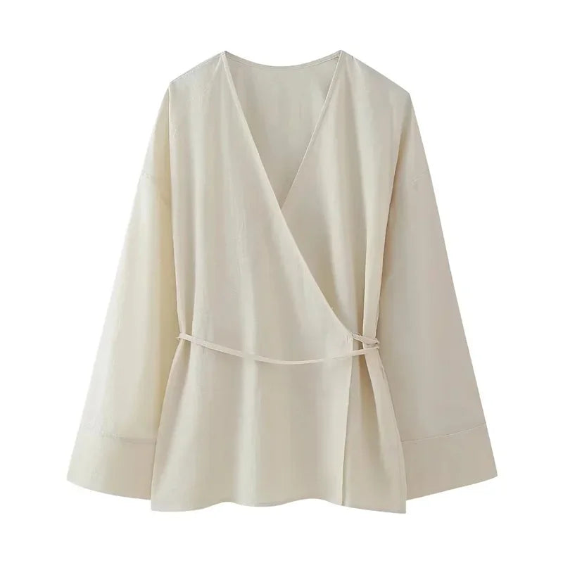 Long Sleeve Vintage Y2k Blouses and Trousers