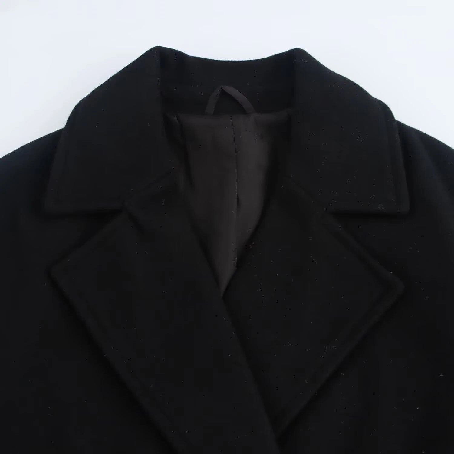 Loose Double-breasted Lapel Long Coat