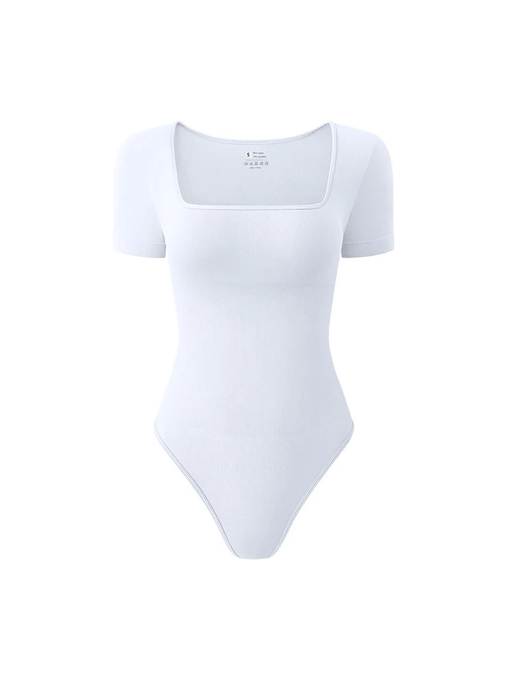 Autumn Short Sleeve Bodysuit Top