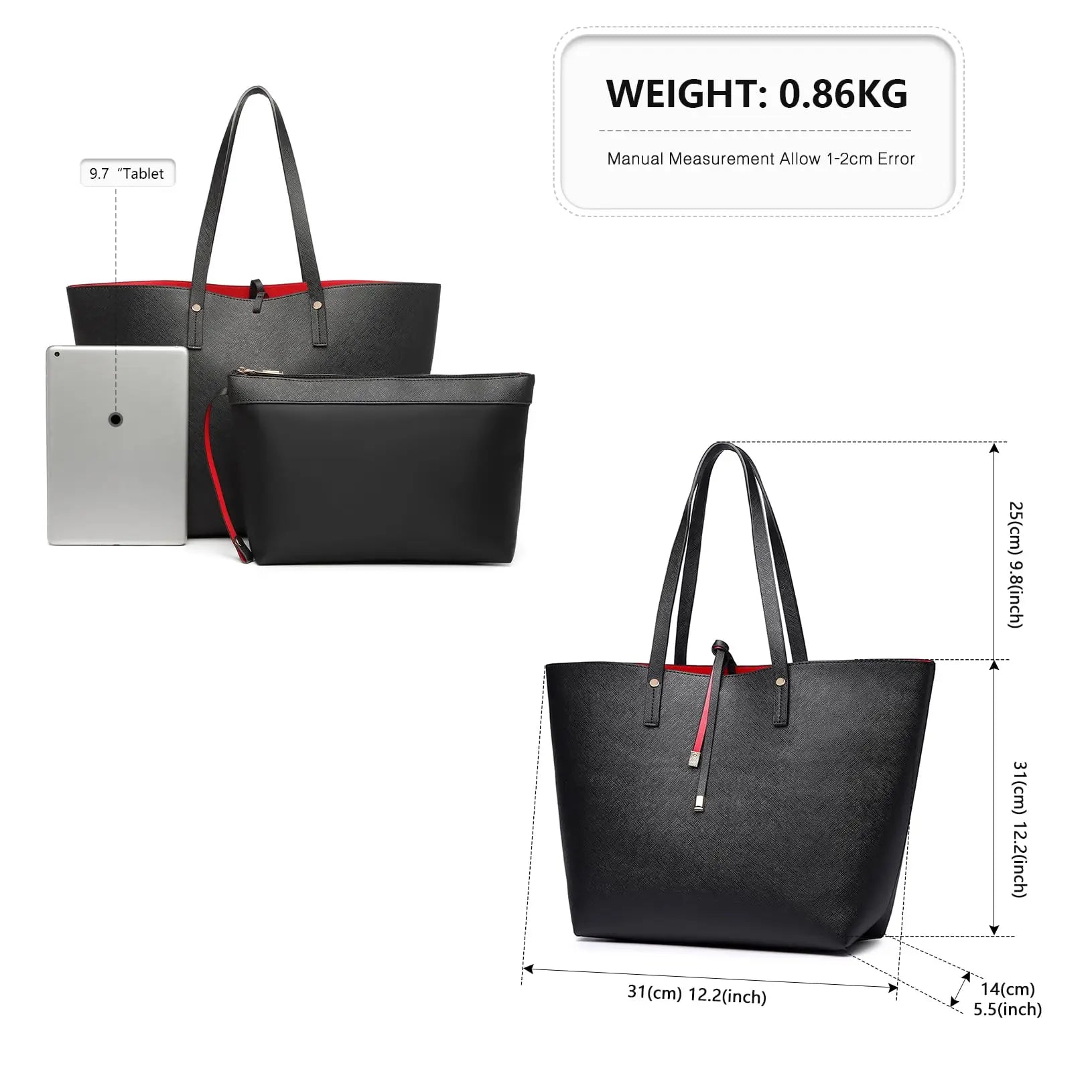 Ladies Handbag Set tote bag