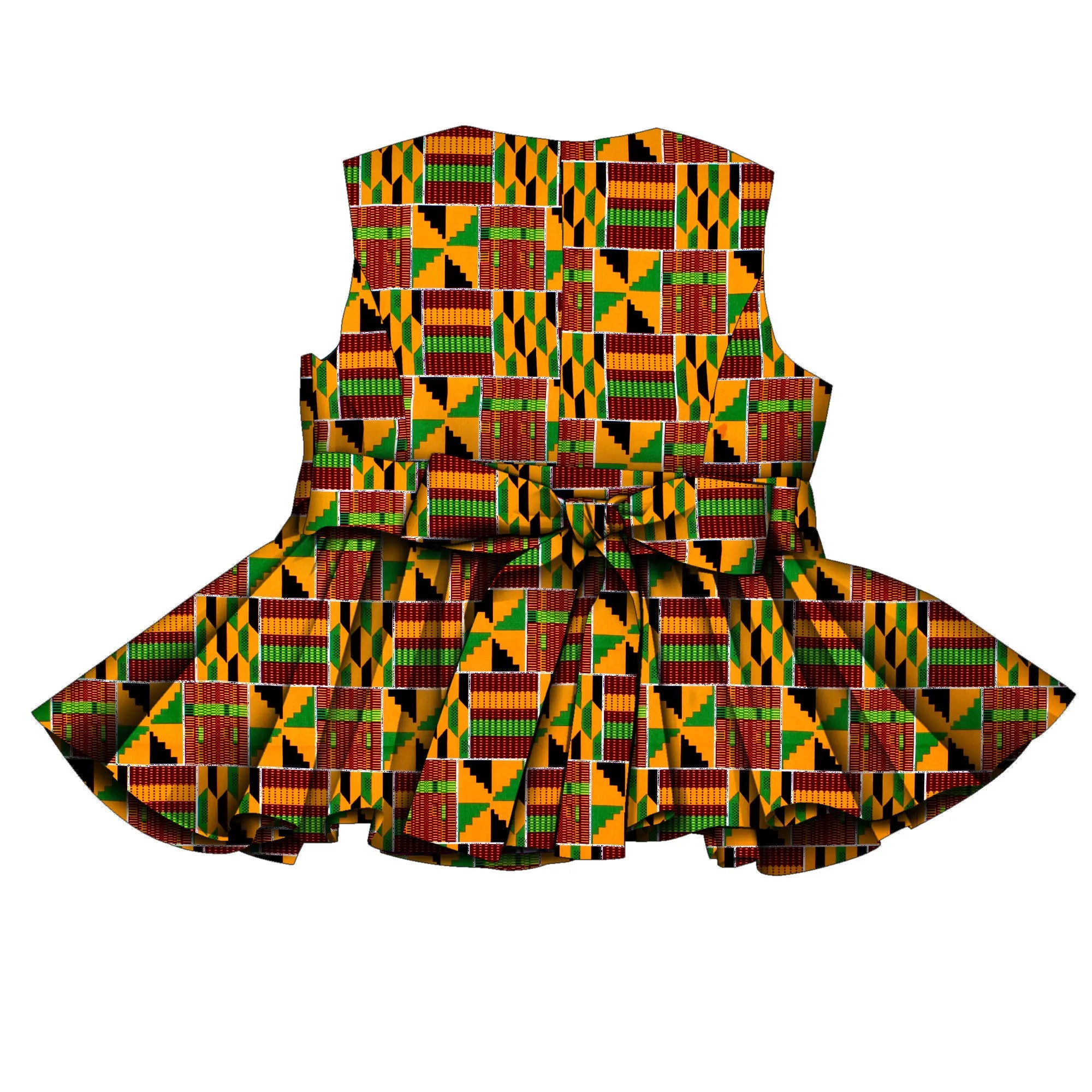 African Print Dashiki Ankara Wax Printing Jacket with Belt