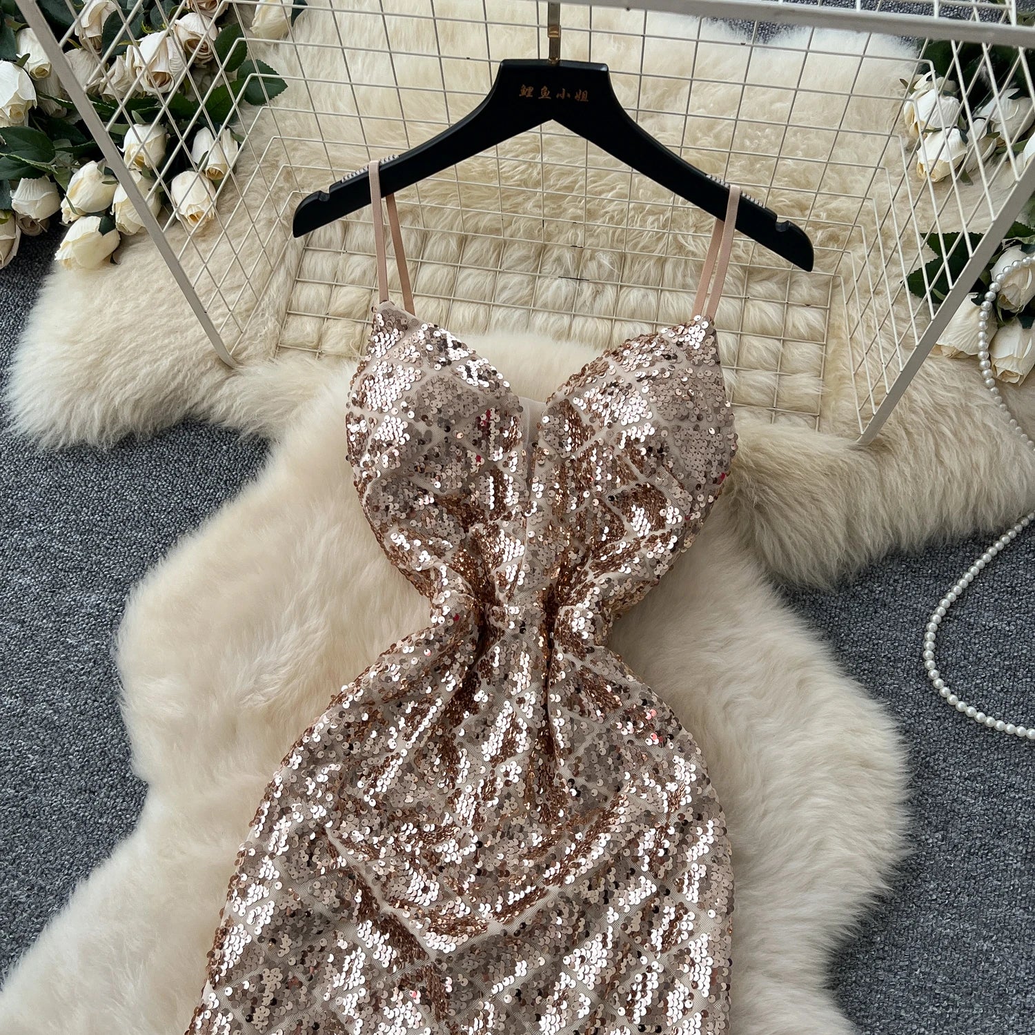 Chic vintage sleeveless pleated Elegant dress