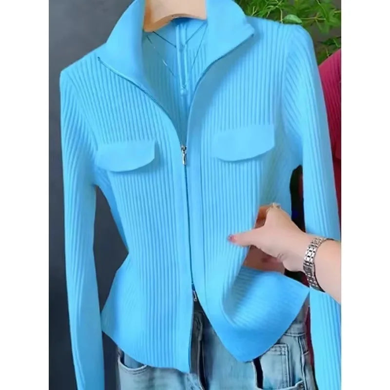 Knitted Sweater Short Cardigan Jacket