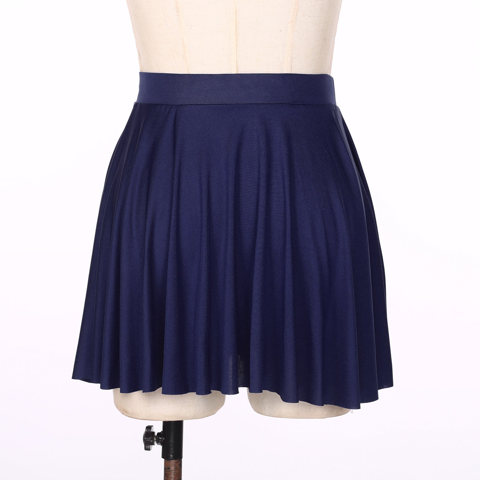 Elastic Waistband Flared Ruffles Skirts