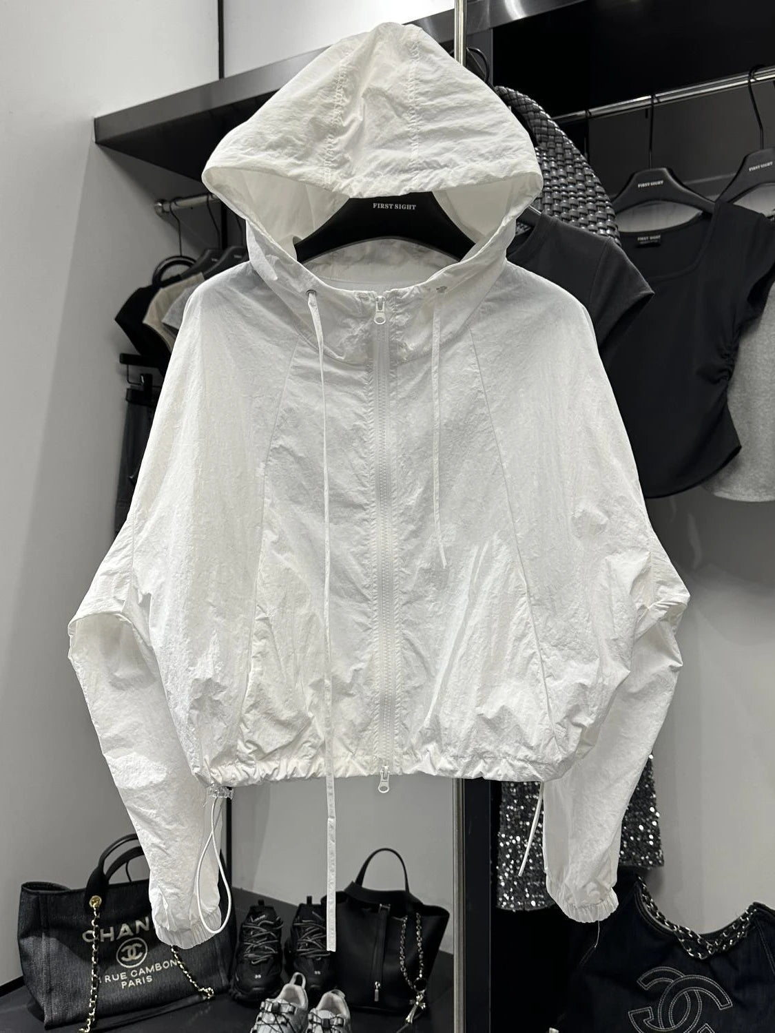 Sunscreen Hooded Thin Loose Vintage Jacket