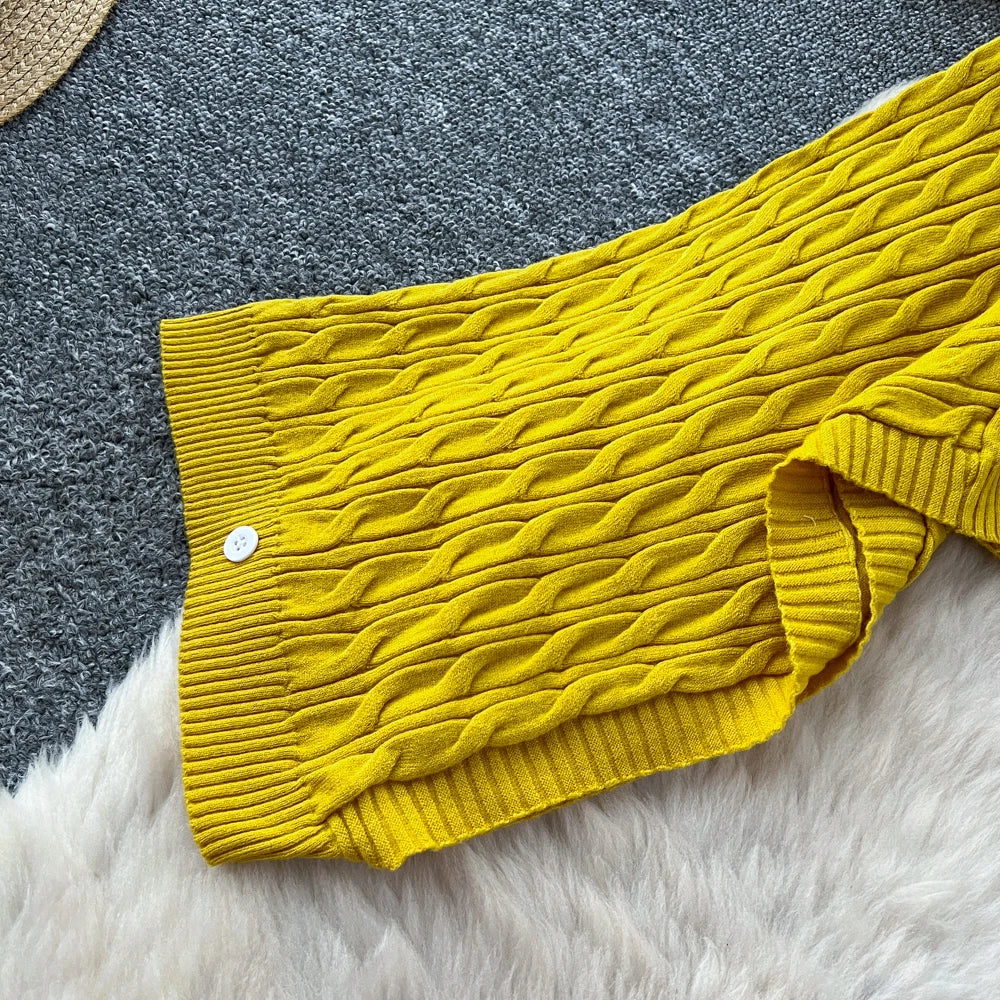 Turtleneck Sweater Suits Batwing Sleeves Short Pullovers+Bodycon Tank Dress Knitted 2Pcs Sets