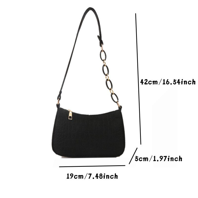 Under Crescent Small Square Handbag