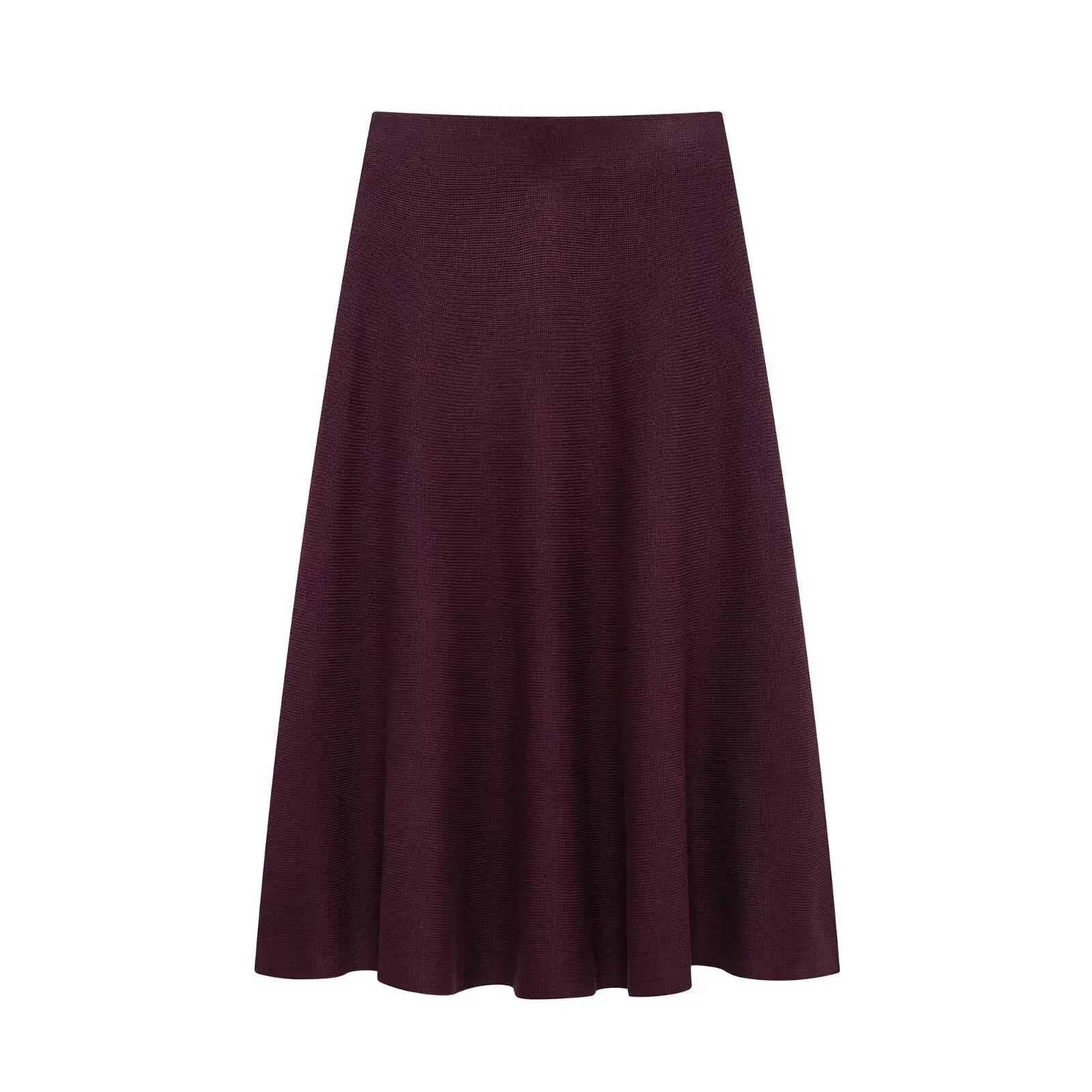 Minimalist Knitted Jacket And Skirt Set