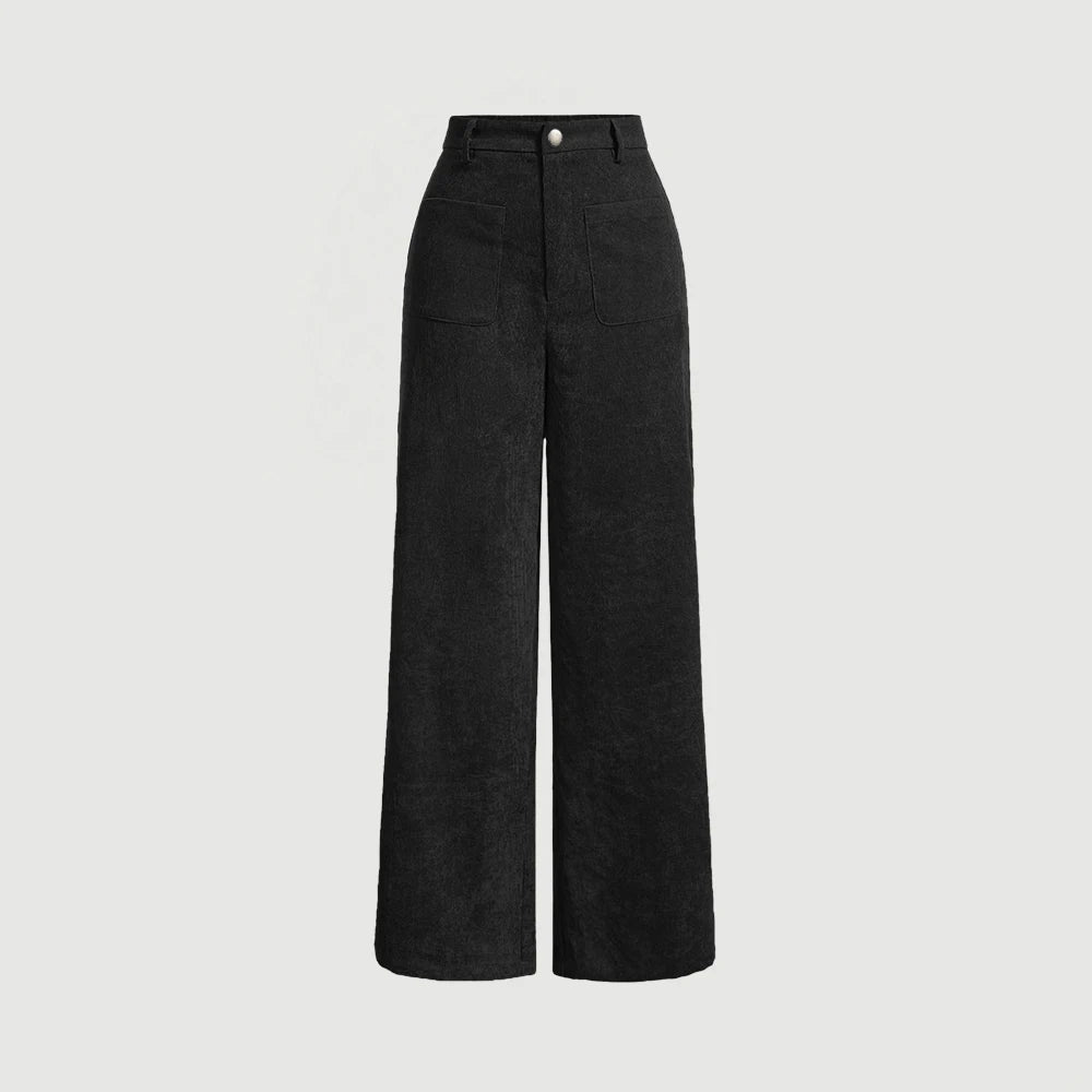 High Waist Casual Retro Vintage Trousers