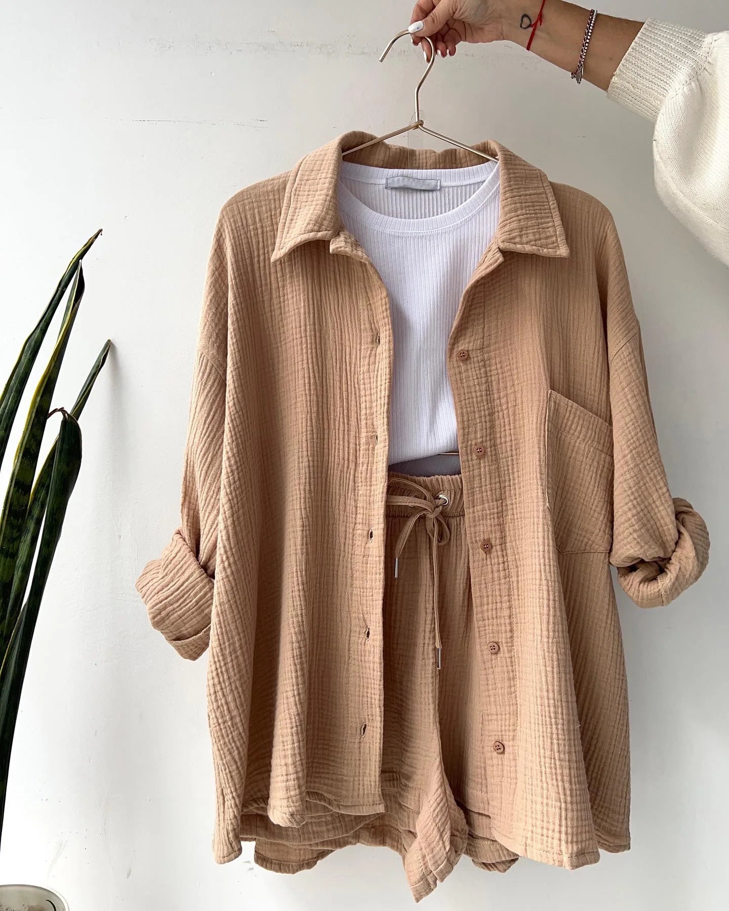 Casual Loose Short Pants Sets