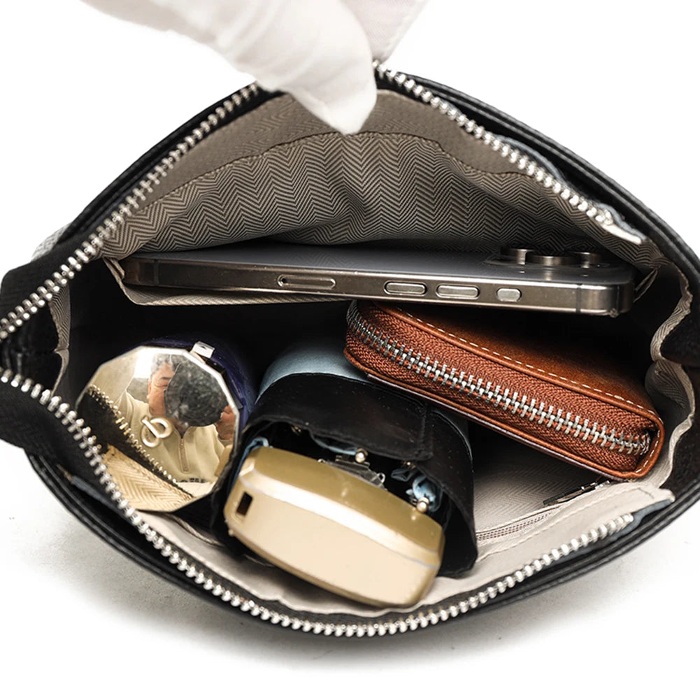 Leather Shoulder Crossbody Handbag