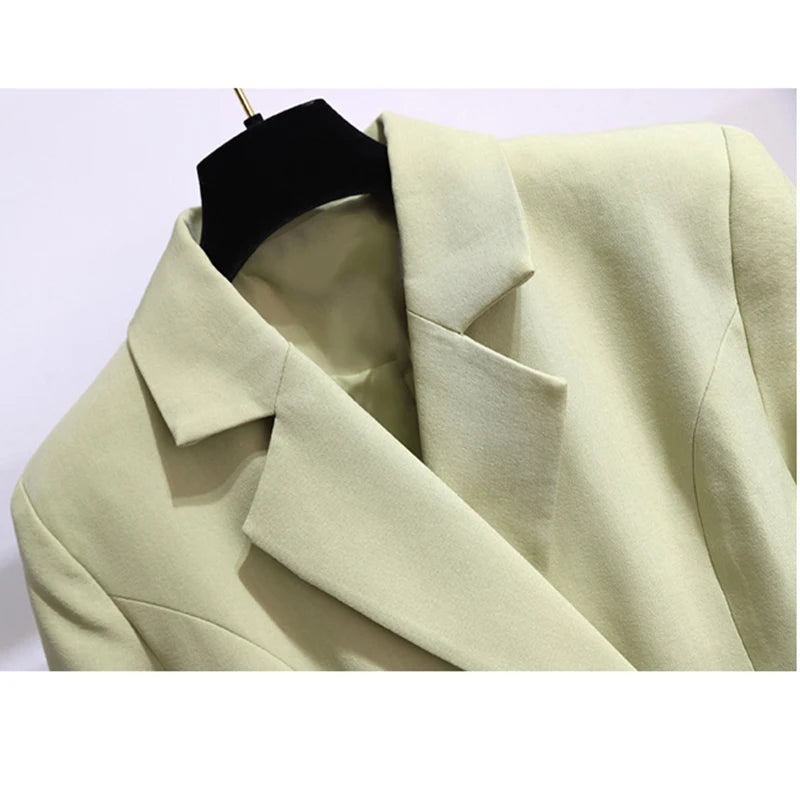 High-end Suit French Fashion High Quality Blazer New Non-ironing Anti-Wrinkle Suit Tunics