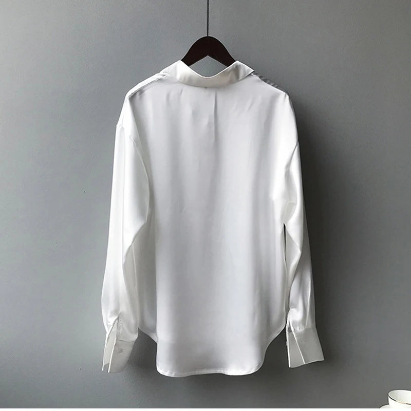 Satin Silk Vintage Blouse