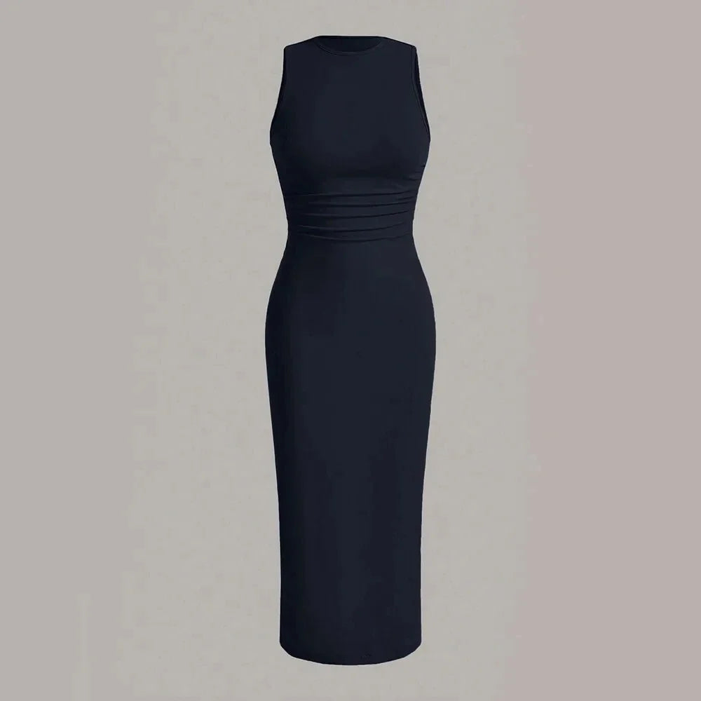MIDI Sheath Sleeveless Pencil Dresses