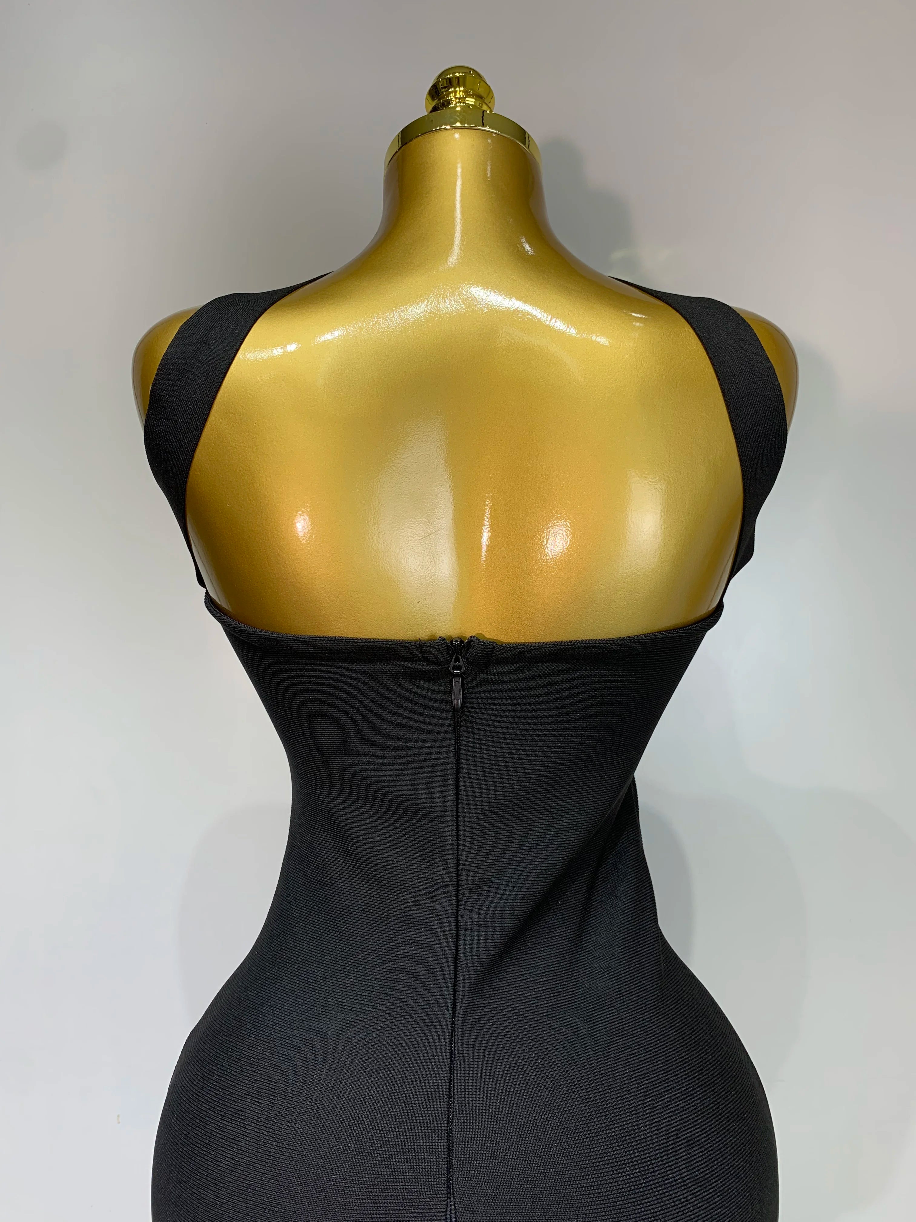 Backless Bodycon Bandage Sleeveless Maxi Long Elegant Luxury Dress