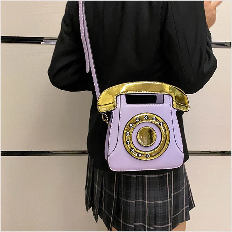 Simulation Telephone Creative Design Handbag