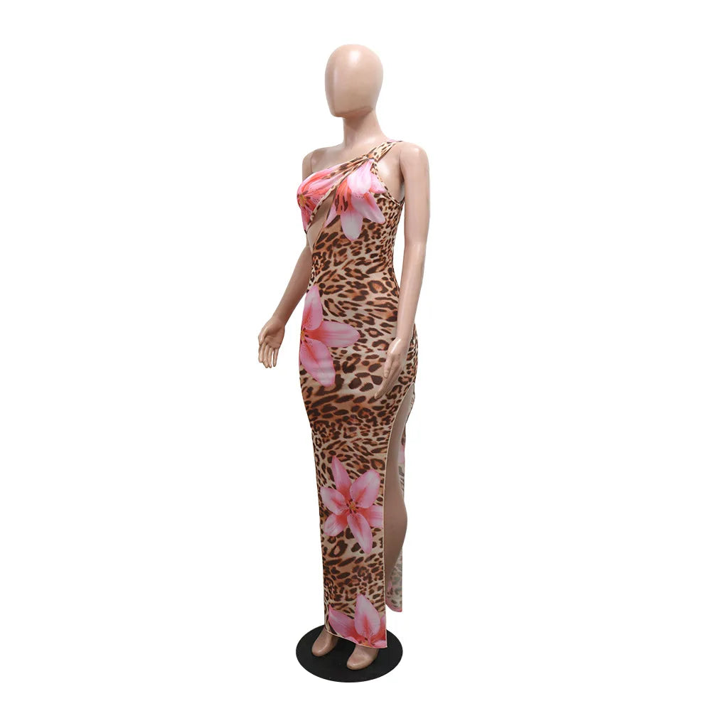 Sleeveless High Side Split Long Maxi Dress