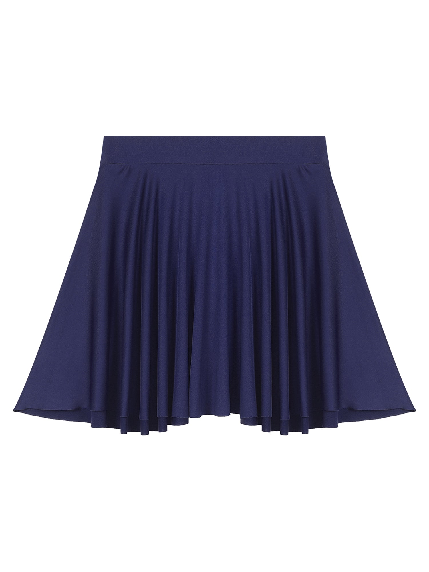 Elastic Waistband Flared Ruffles Skirts