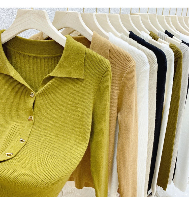 Single Breasted Knitted Sweater Cardigan Jumpers