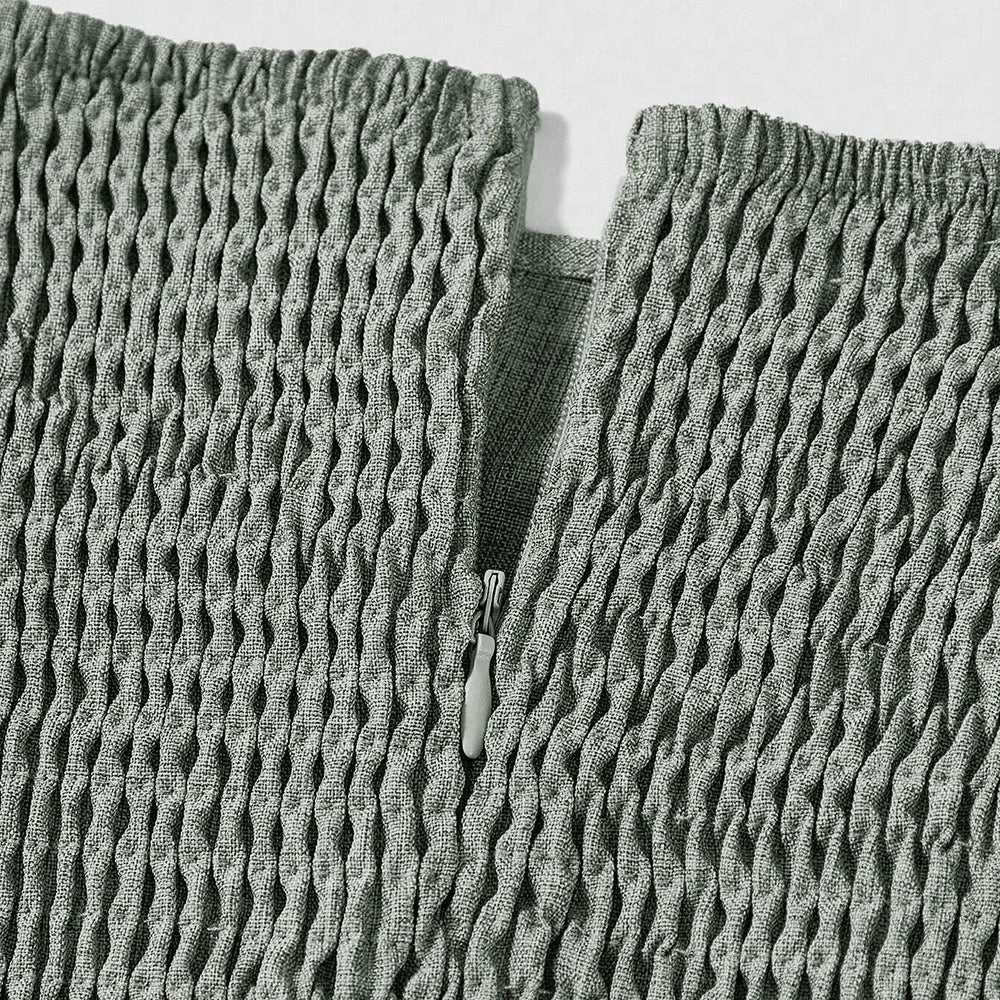 Elegant French Sleeveless Square Neck A-Line Party Dress