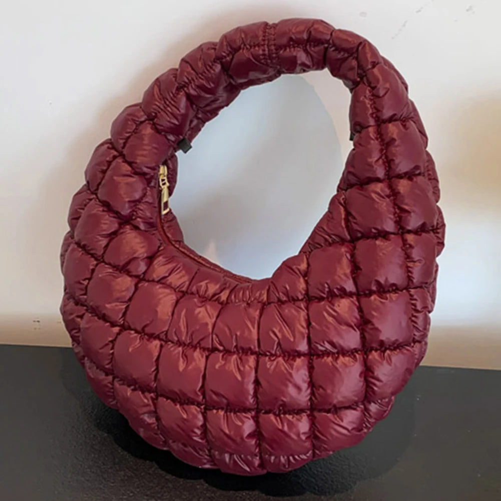 Padded Hobo Versatile Soft Quilted Tote Handbag