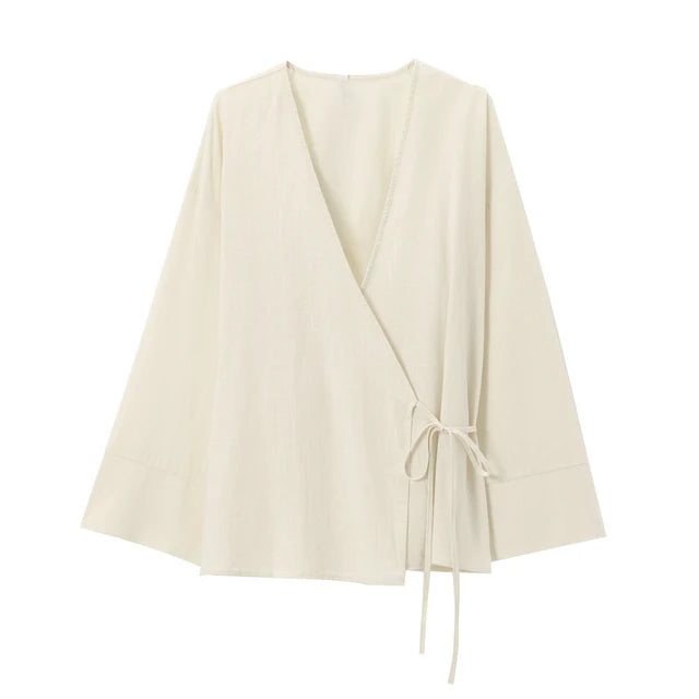 Loose Kimono Shirt  and Casual Trouser