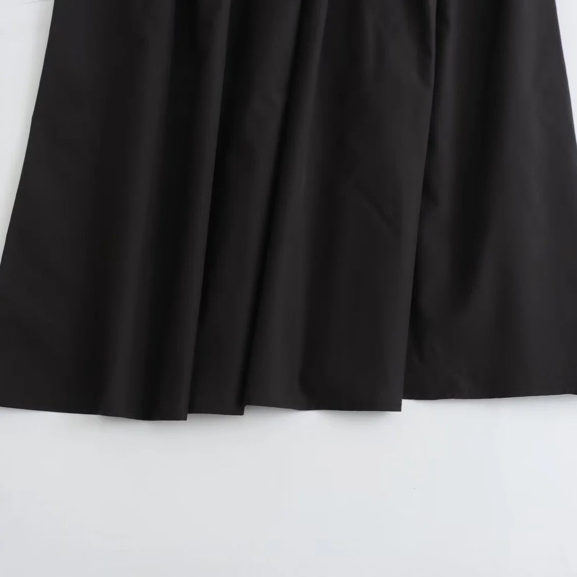 Pleated Vintage Chic High Waist Elegant A-line Long Skirt