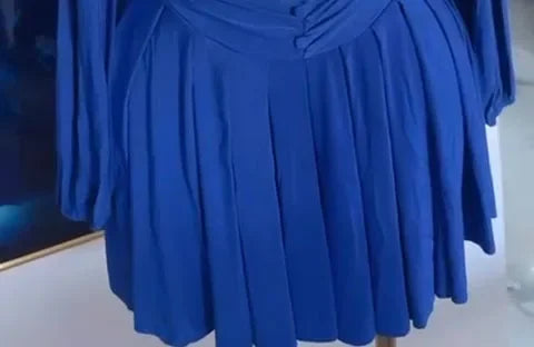 Long Sleeve Elegant Mini Dress