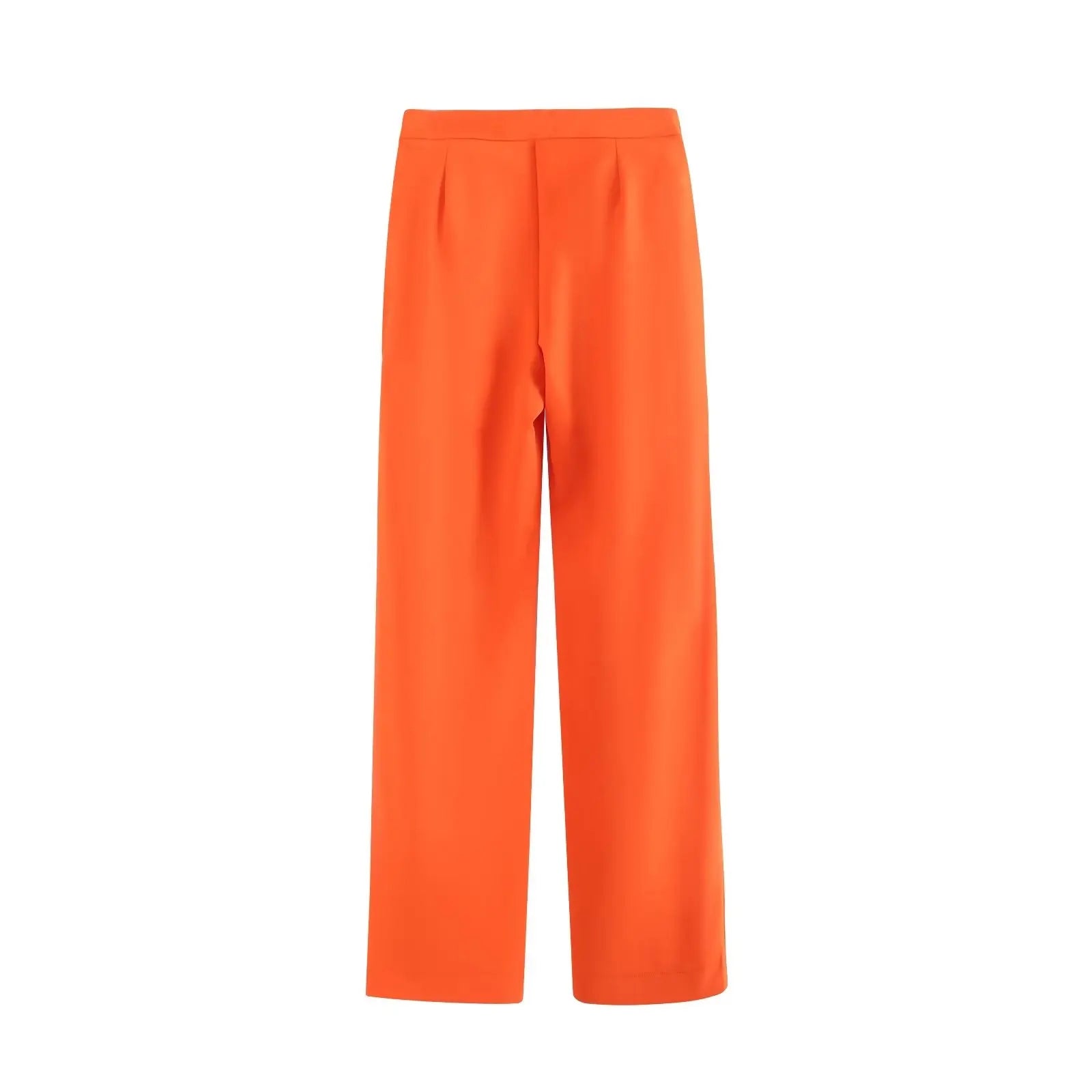Long Sleeve Belt Bow Blazers Suit Coat Chic Female High Waist Trousers Two Piece Sets