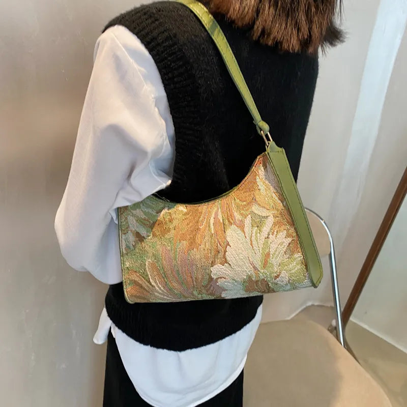 Oil Painting Shoulder Bag