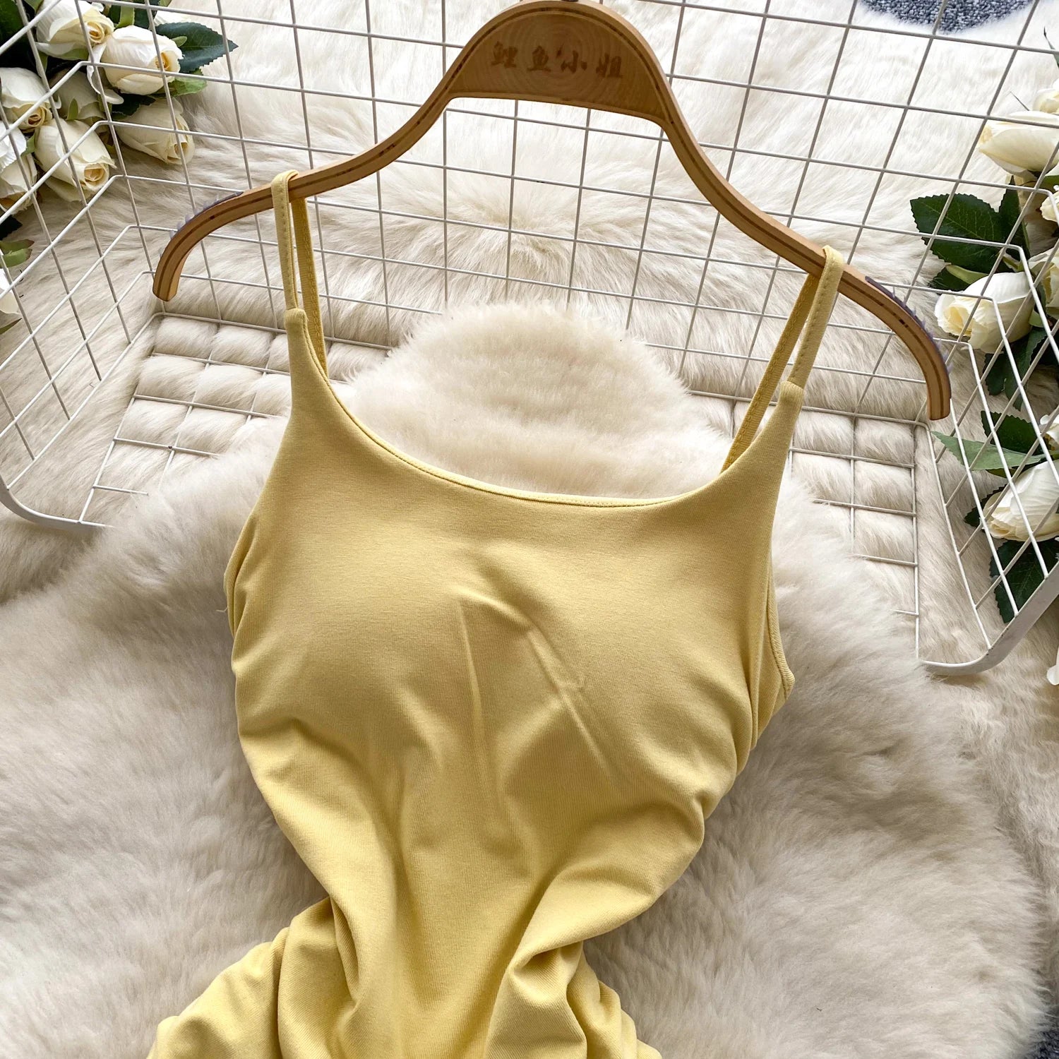 pleated sleeveless slim Vintage pencil dress