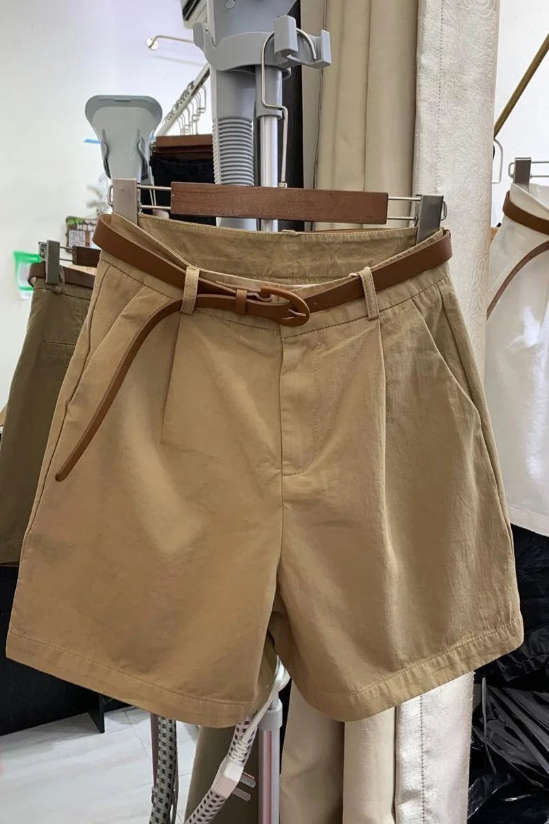 Casual High-waist Thin Loose Wide-leg Shorts