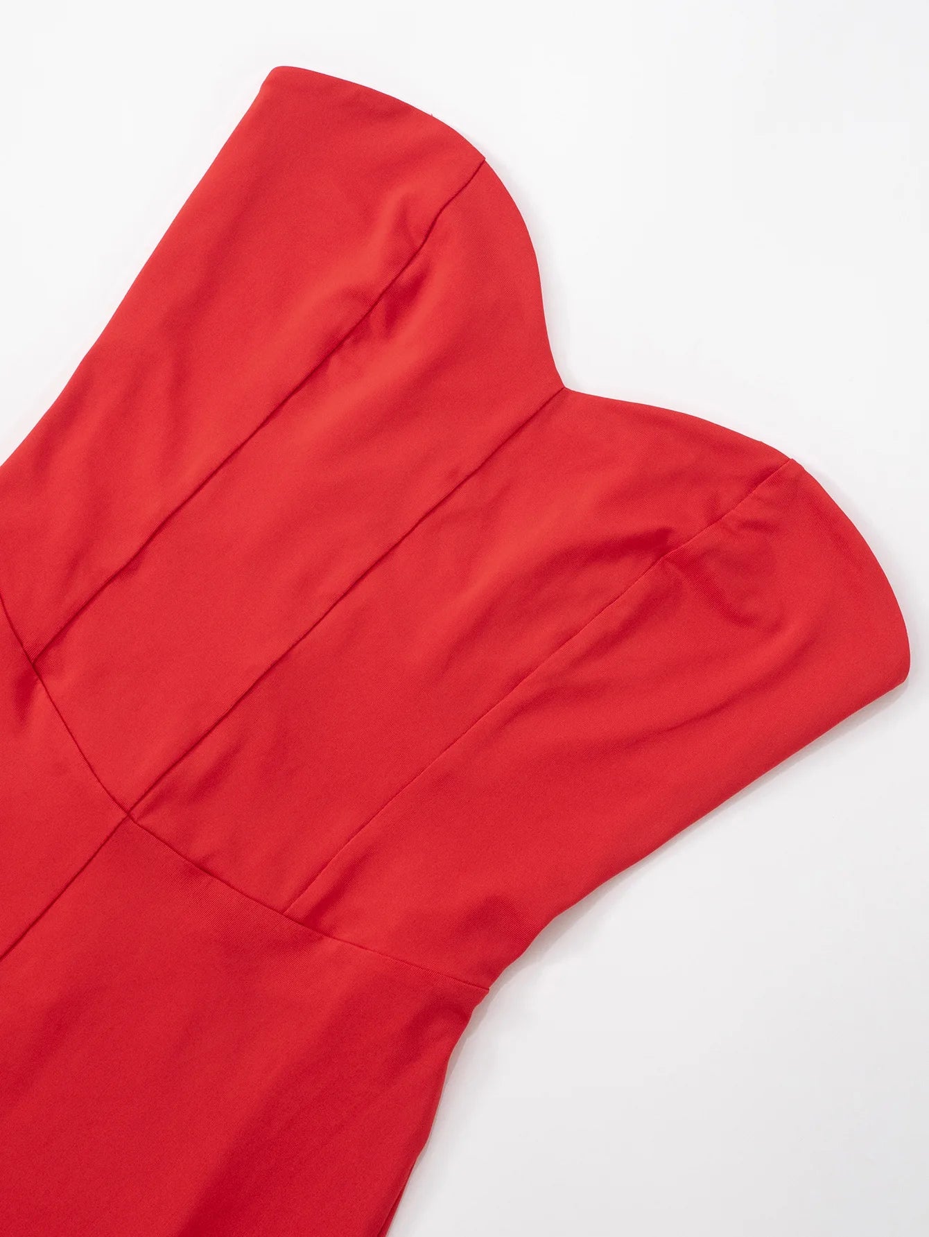 Strapless Flare Sleeveless Backless Slim Overalls Jumpsuit