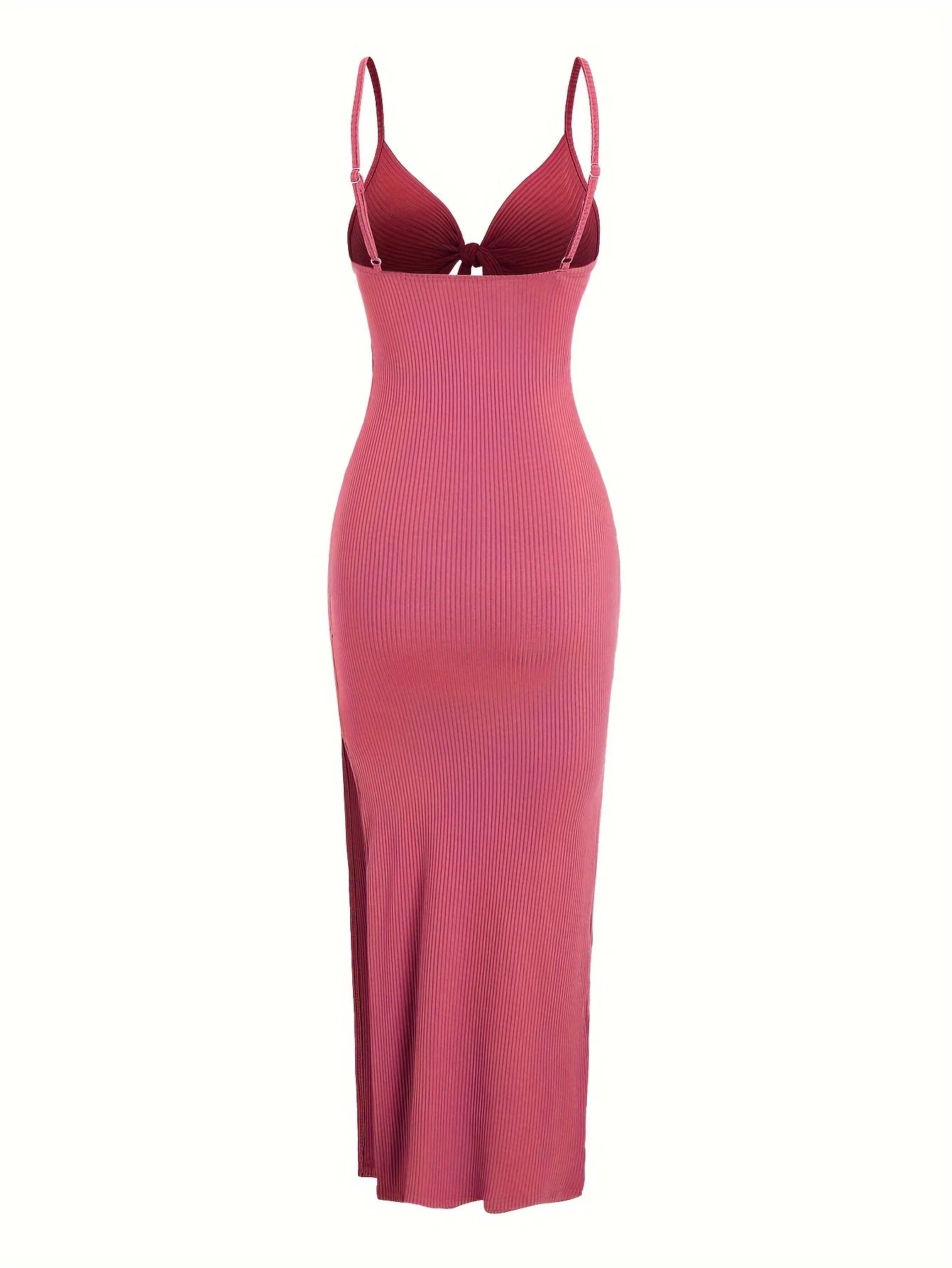 sleeveless suspender dress