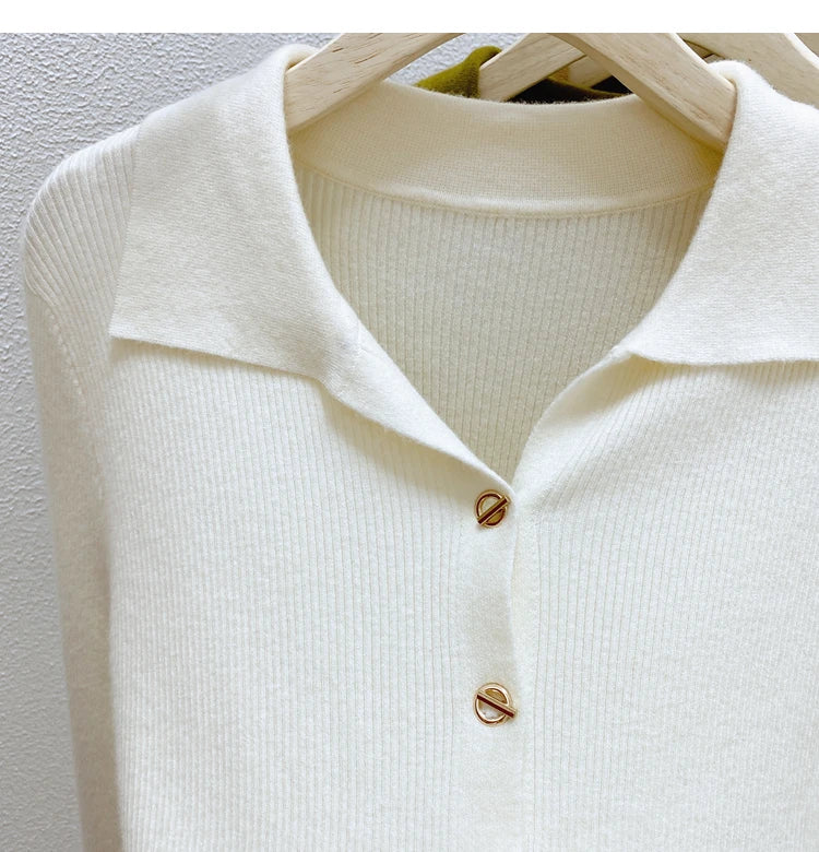 Single Breasted Knitted Sweater Cardigan Jumpers