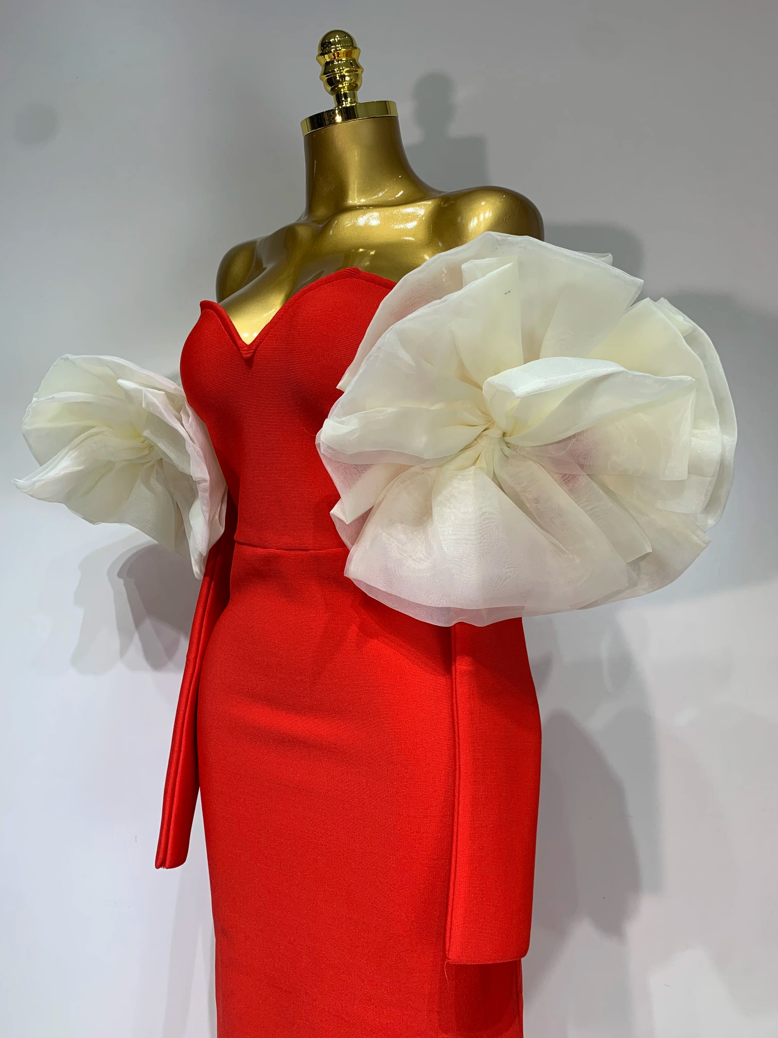 Off Shoulder Bodycon Bandage Dress