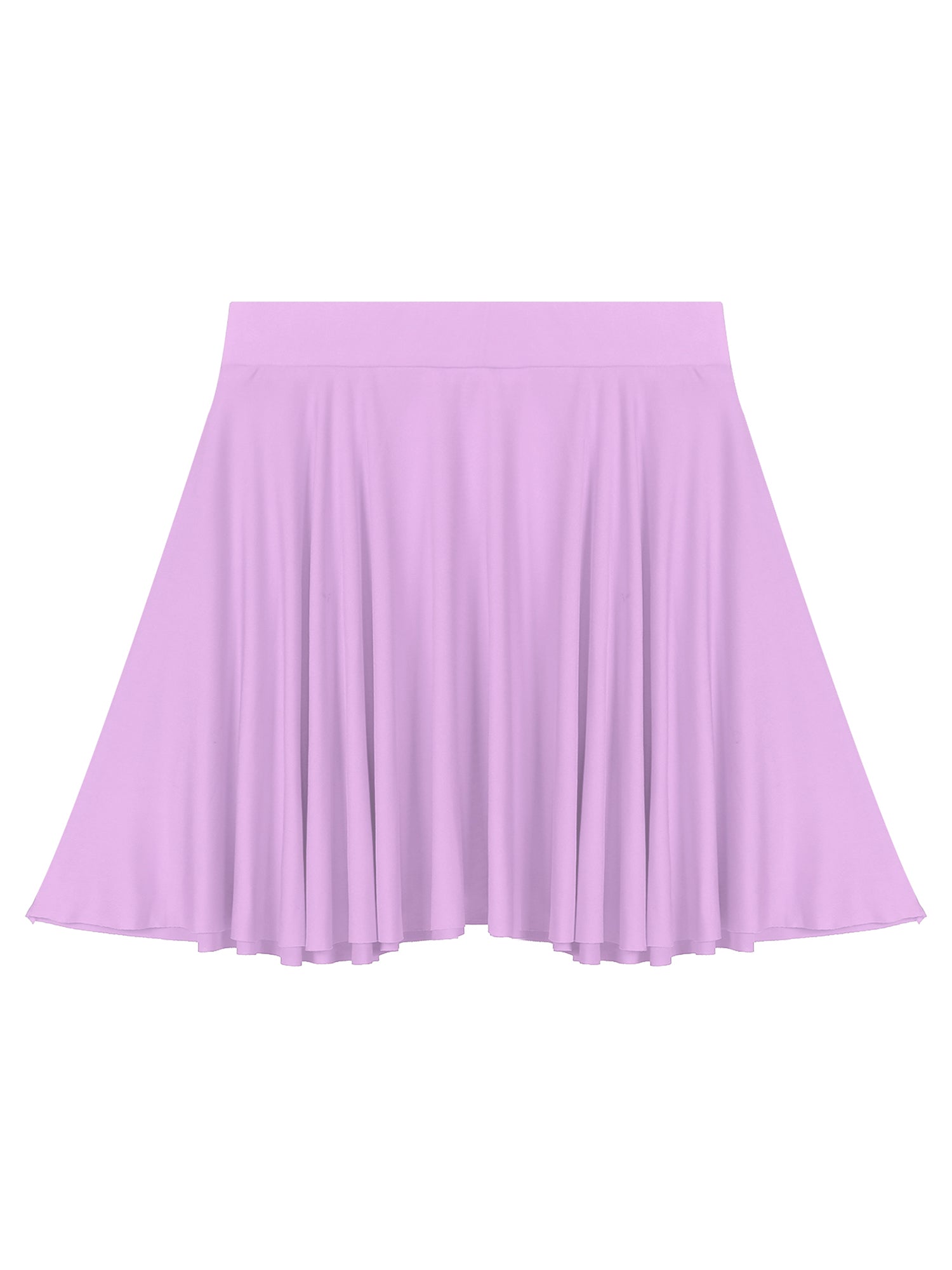 Elastic Waistband Flared Ruffles Skirts