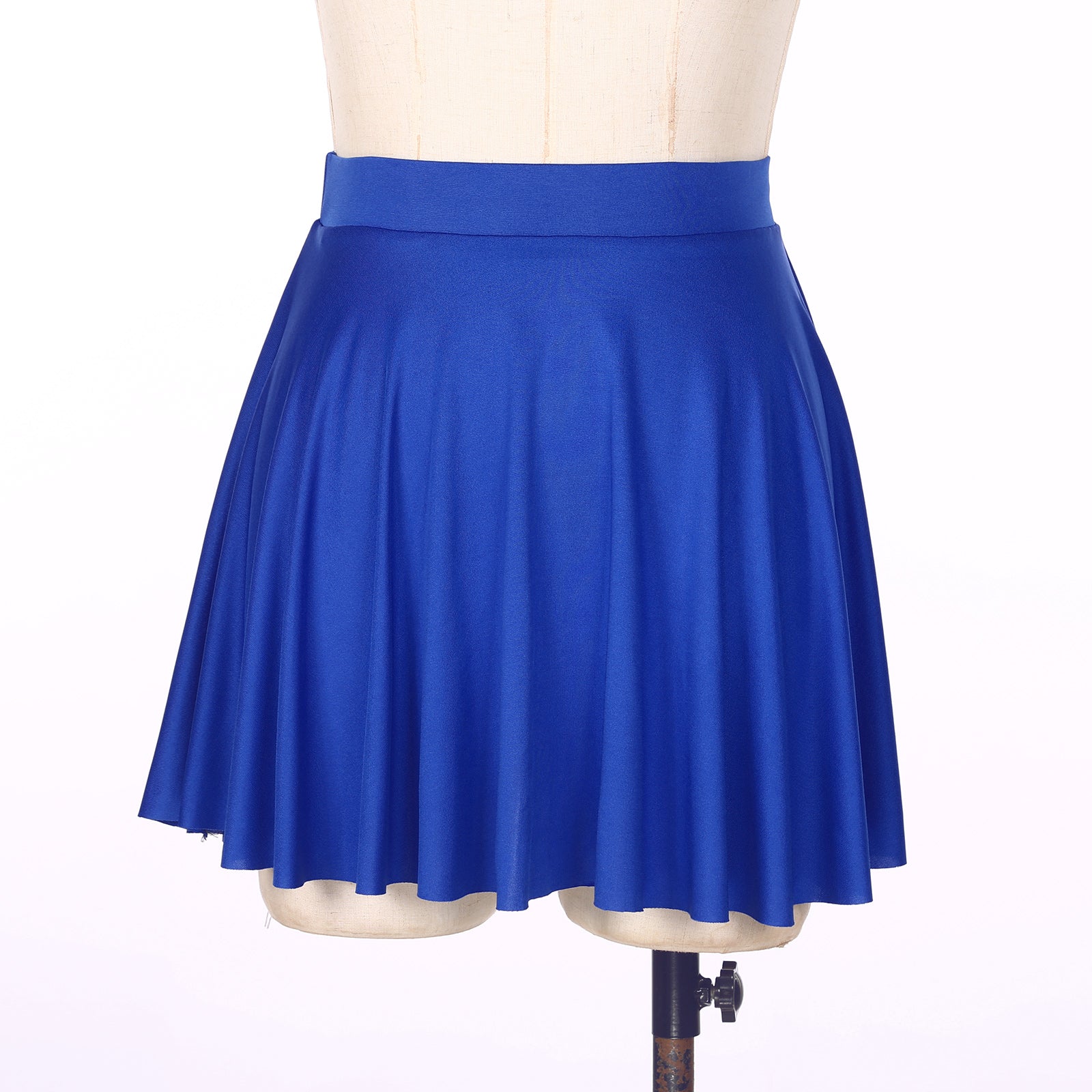 Elastic Waistband Flared Ruffles Skirts