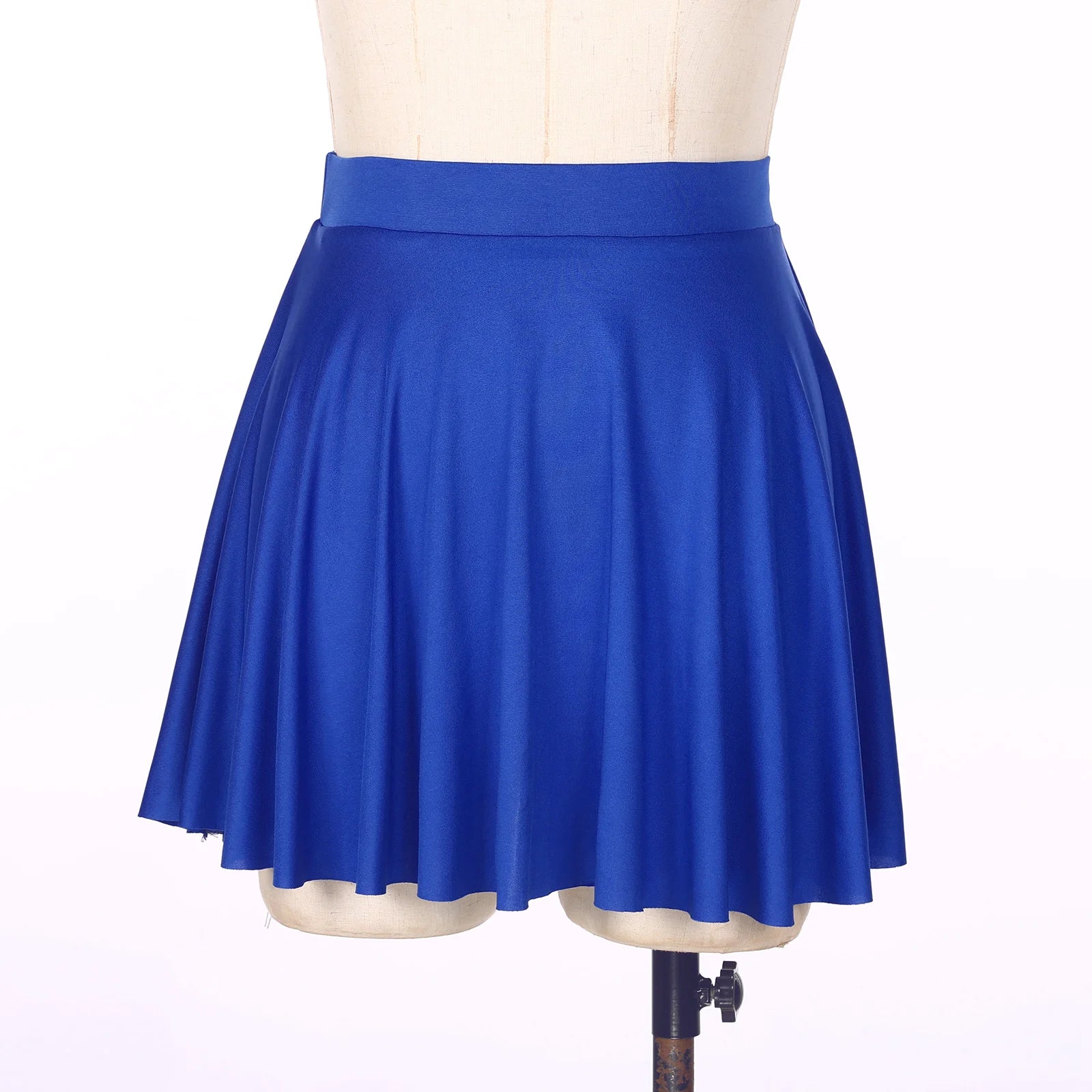 Elastic Waistband Flared Ruffles Skirts