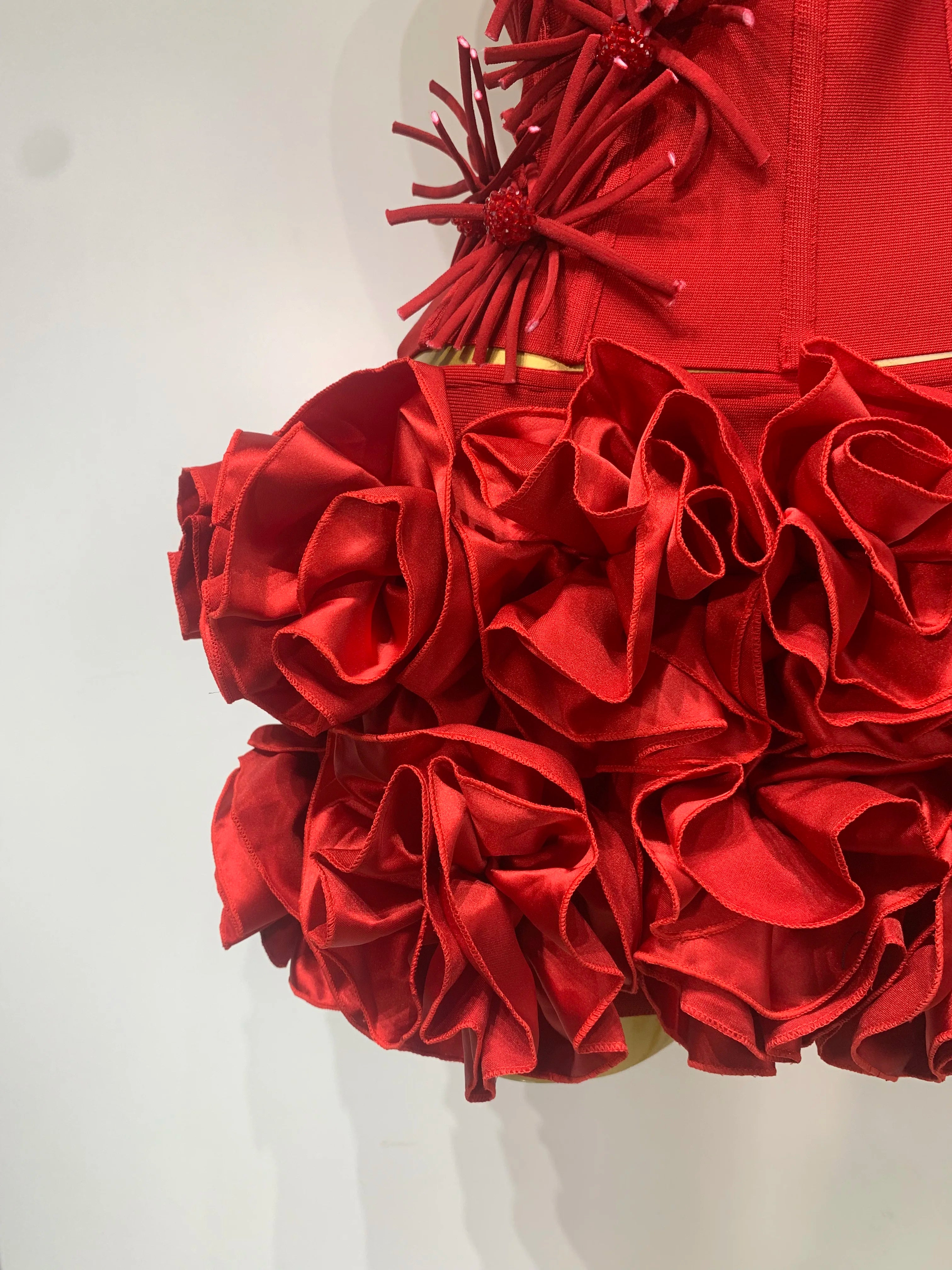 Elegant Luxury Halter Bandage Cocktail Dress