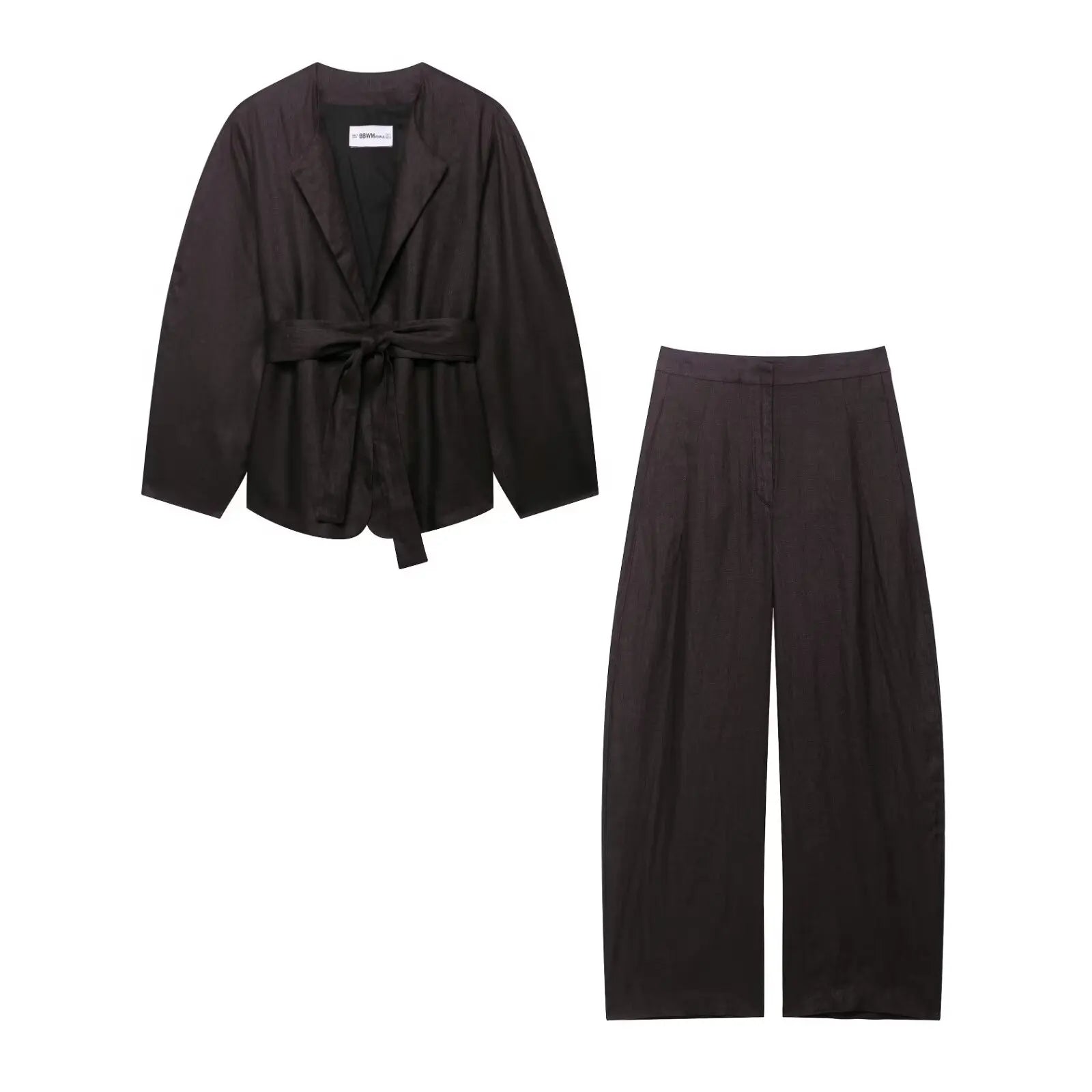 Kimono-Style = Trousers Two Piece Set