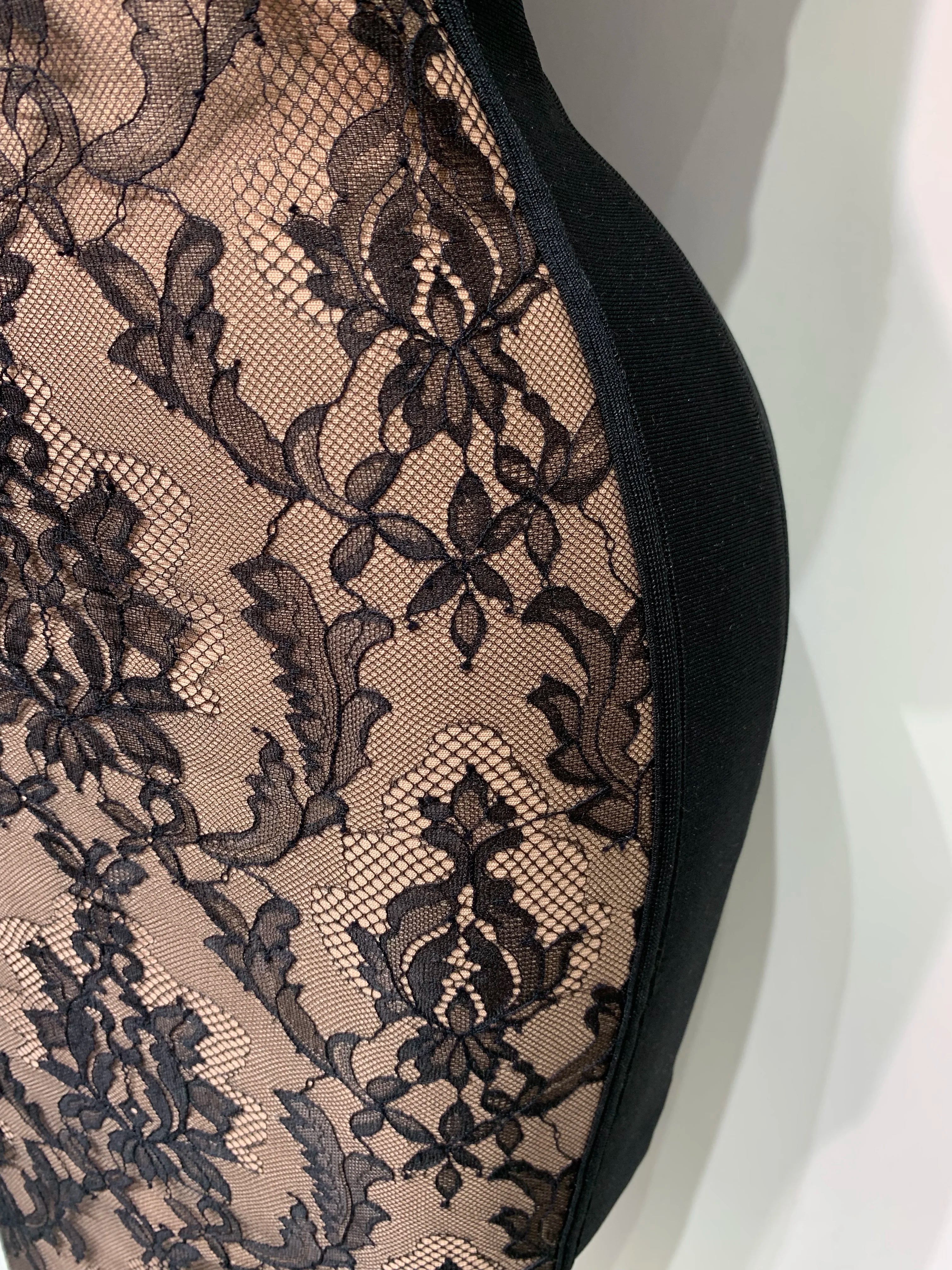 Luxury Vintage Elegant Bodycon Lace Bandage Dress